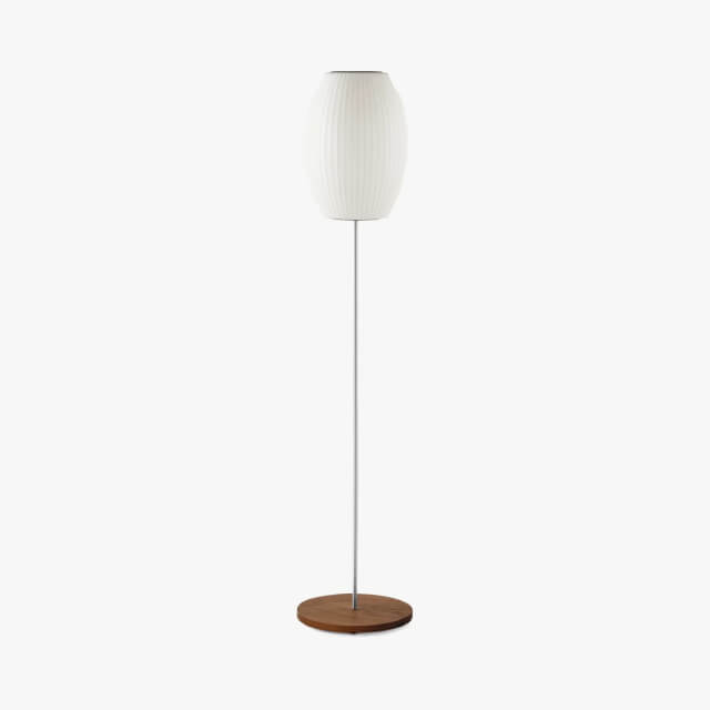 Nelson Cigar Lotus Floor Lamp