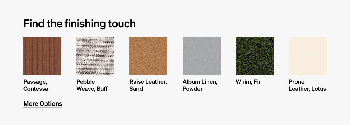 Find the finishing touch