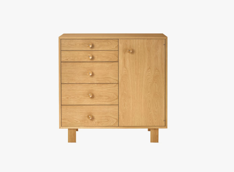 Nelson Basic Cabinet Series - 5-Drawer with Door