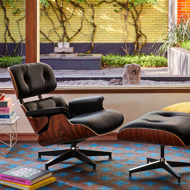 View Eames Lounge Chair and Ottoman