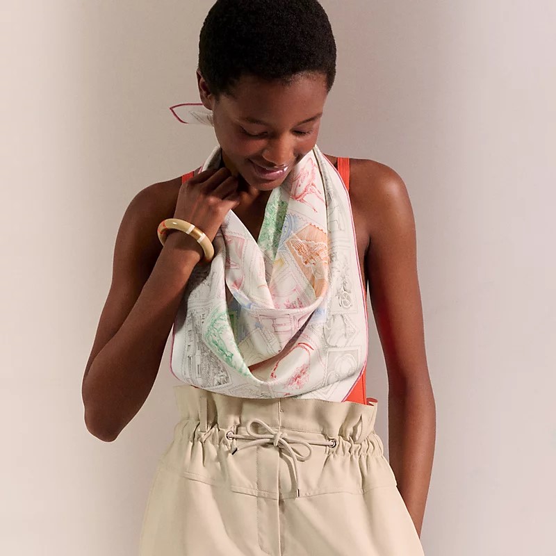 Image of Le Philateliste du Faubourg scarf 90