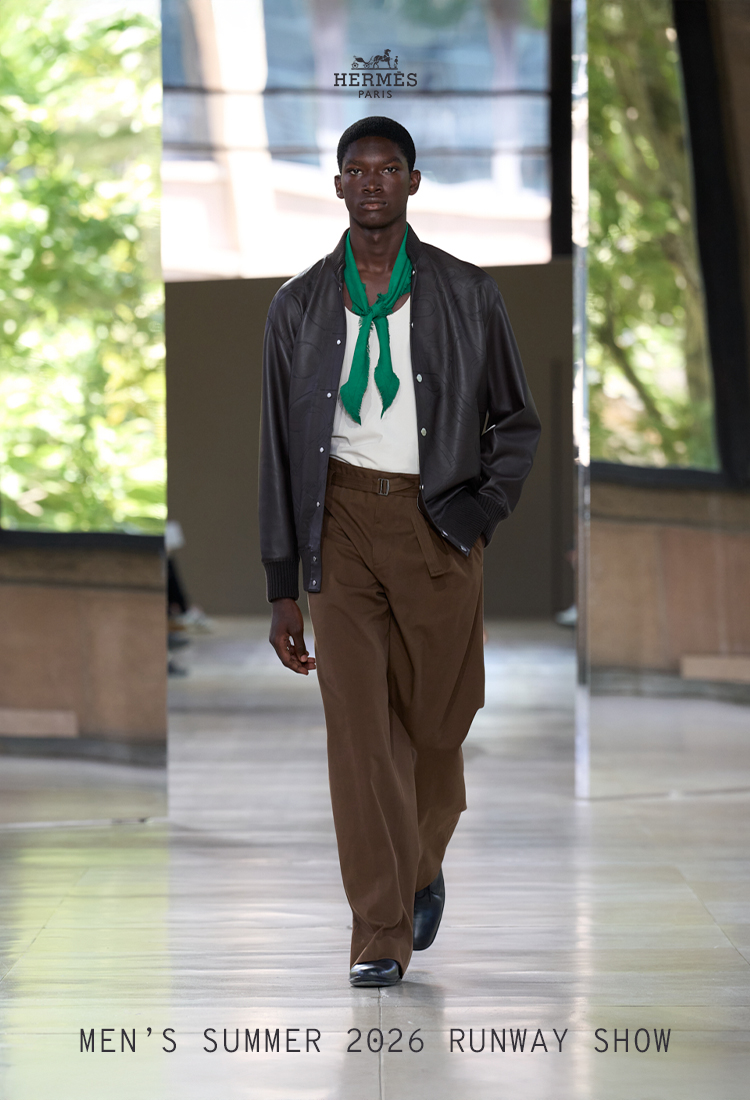 Main visual of the Men's Summer 2026 runway show
