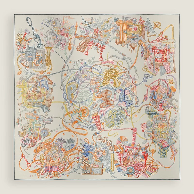 Image of Le Monde d'Hermès shawl 140