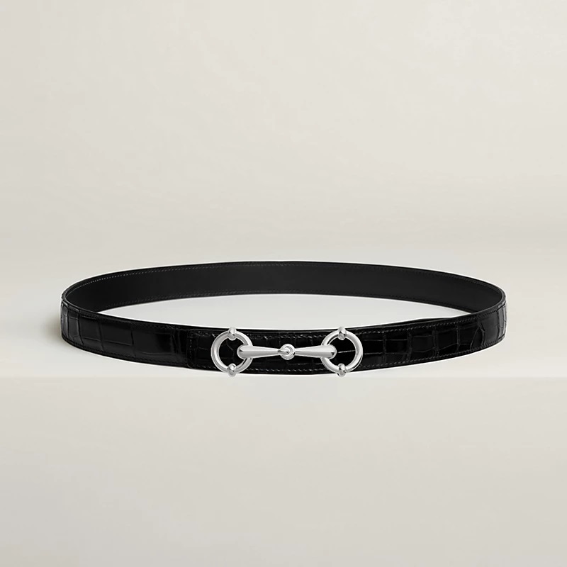Image of Lady Rider belt buckle & Leather strap 24 mm