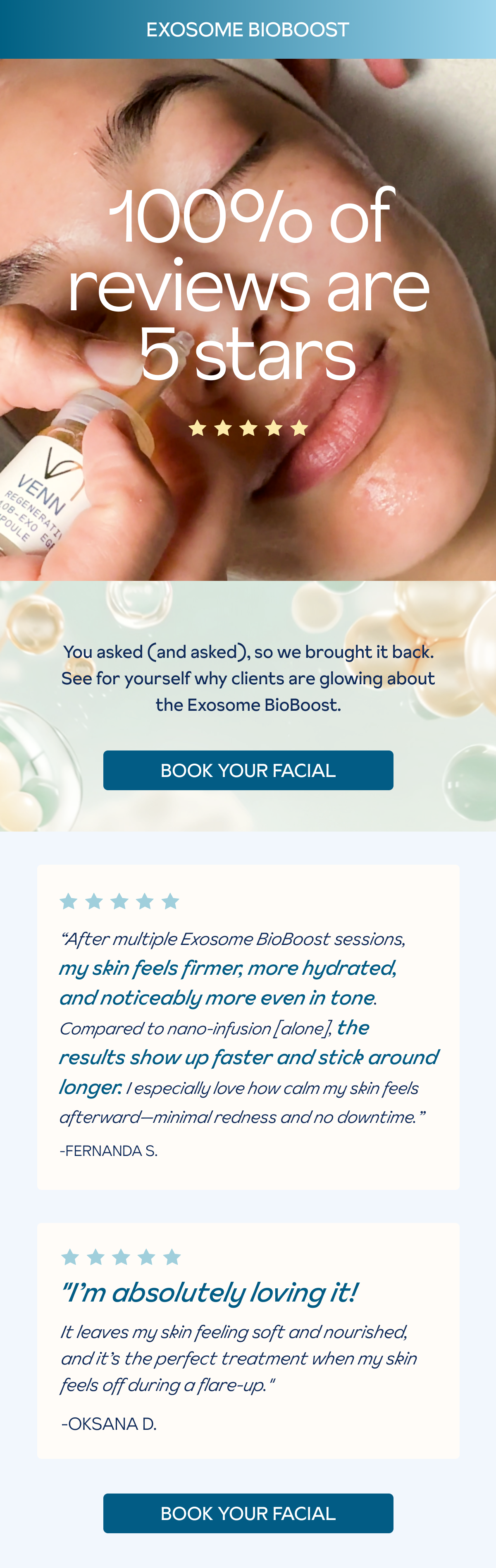Book the Exosome BioBoost
