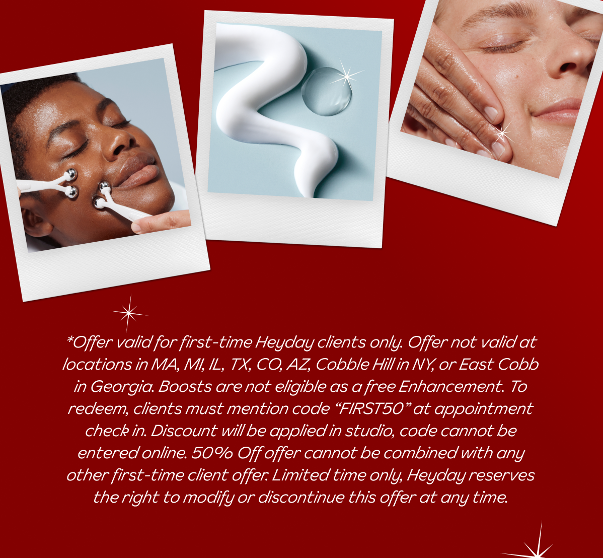 50% Off First Facial - Book Now