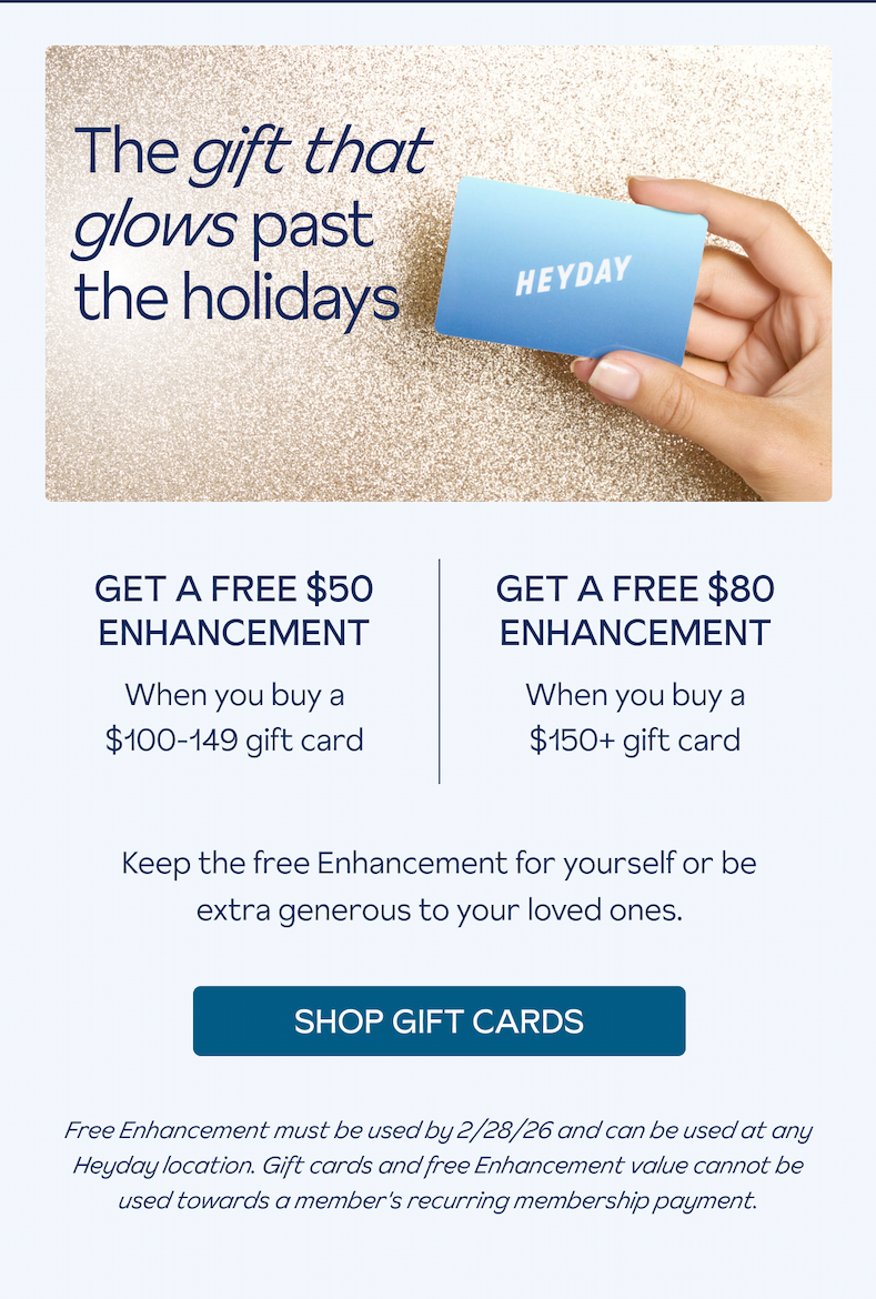 Gift Card Bonus: Free Enhancement