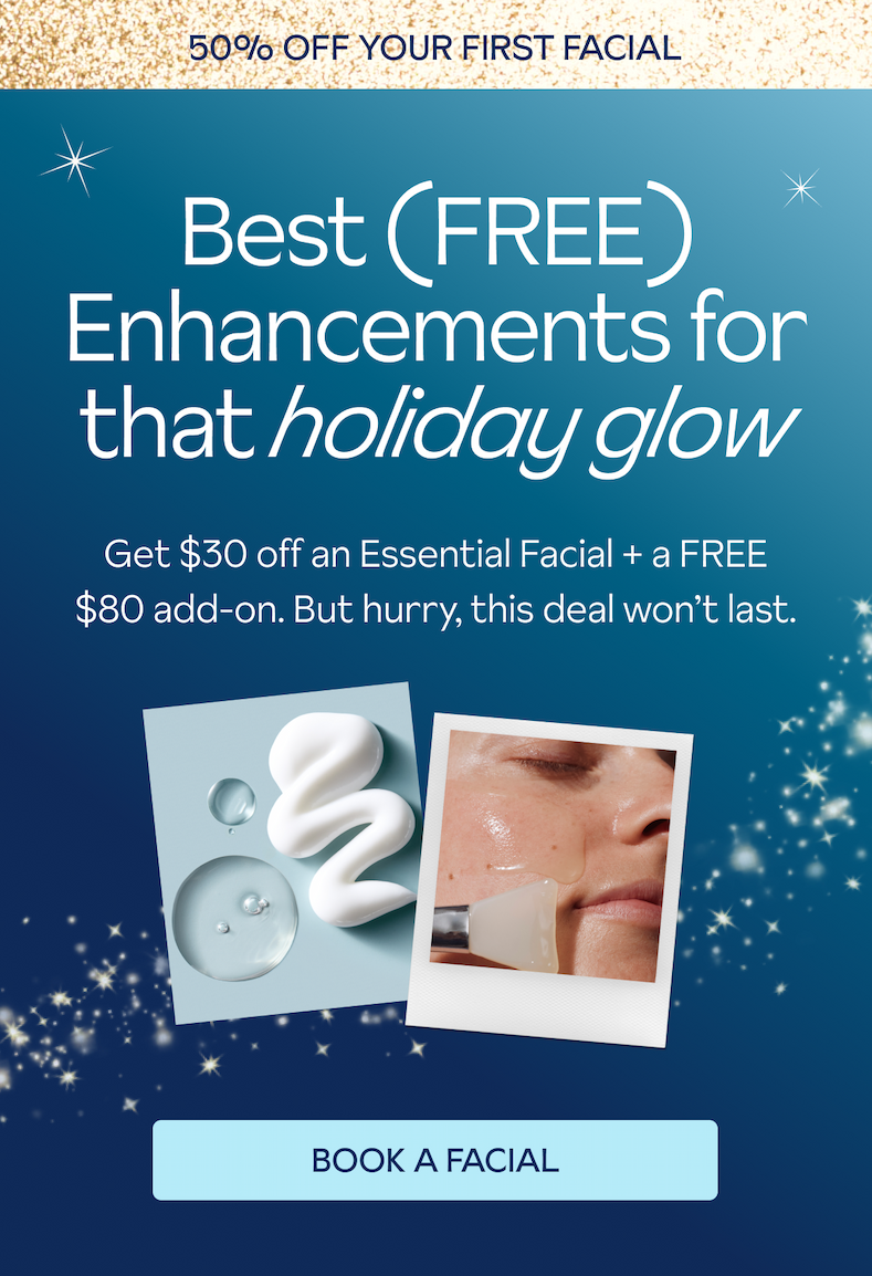 50% off your first facial
