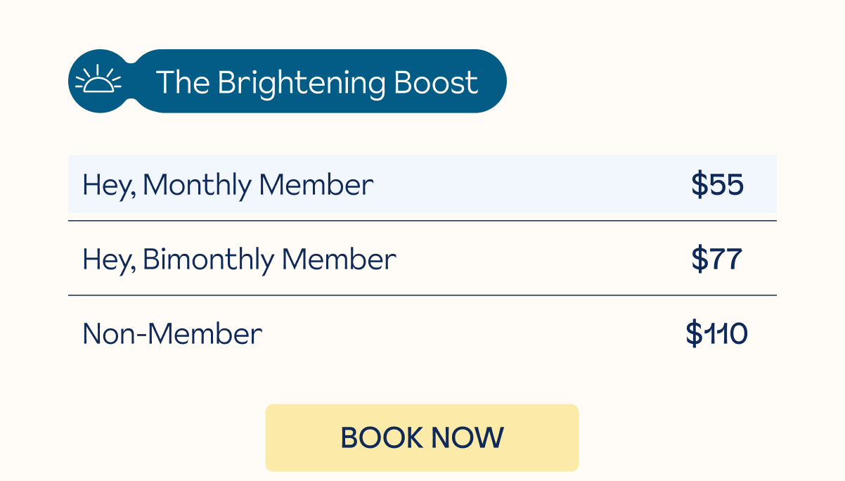 Brightening Boost: Pricing