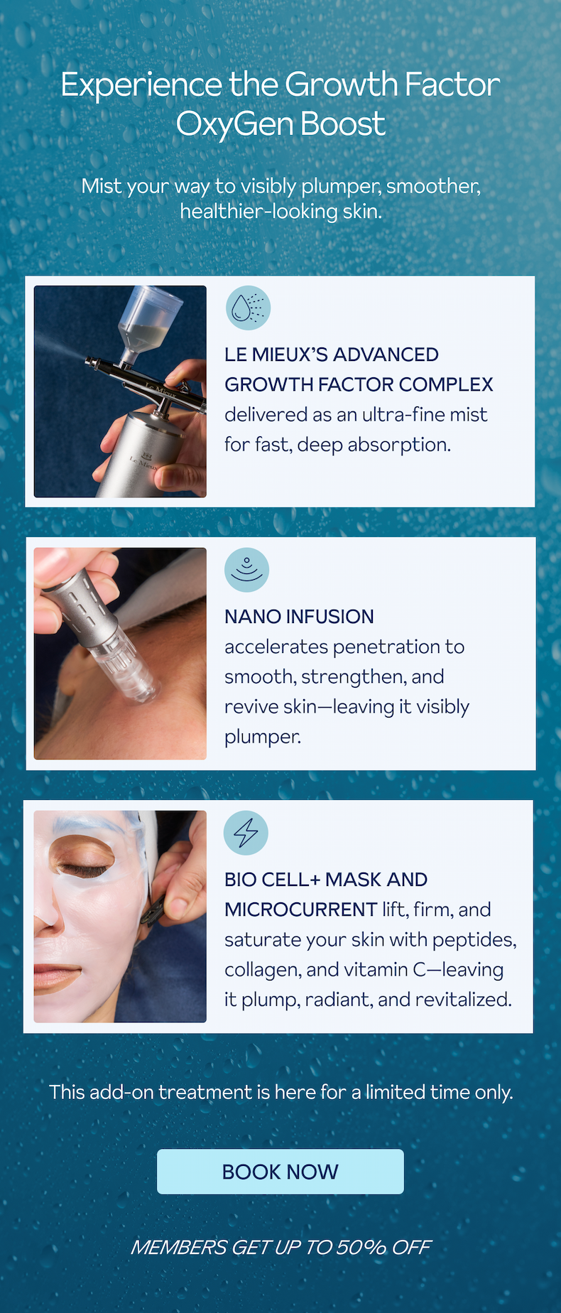 Growth Factor OxyGen Boost - Book Now