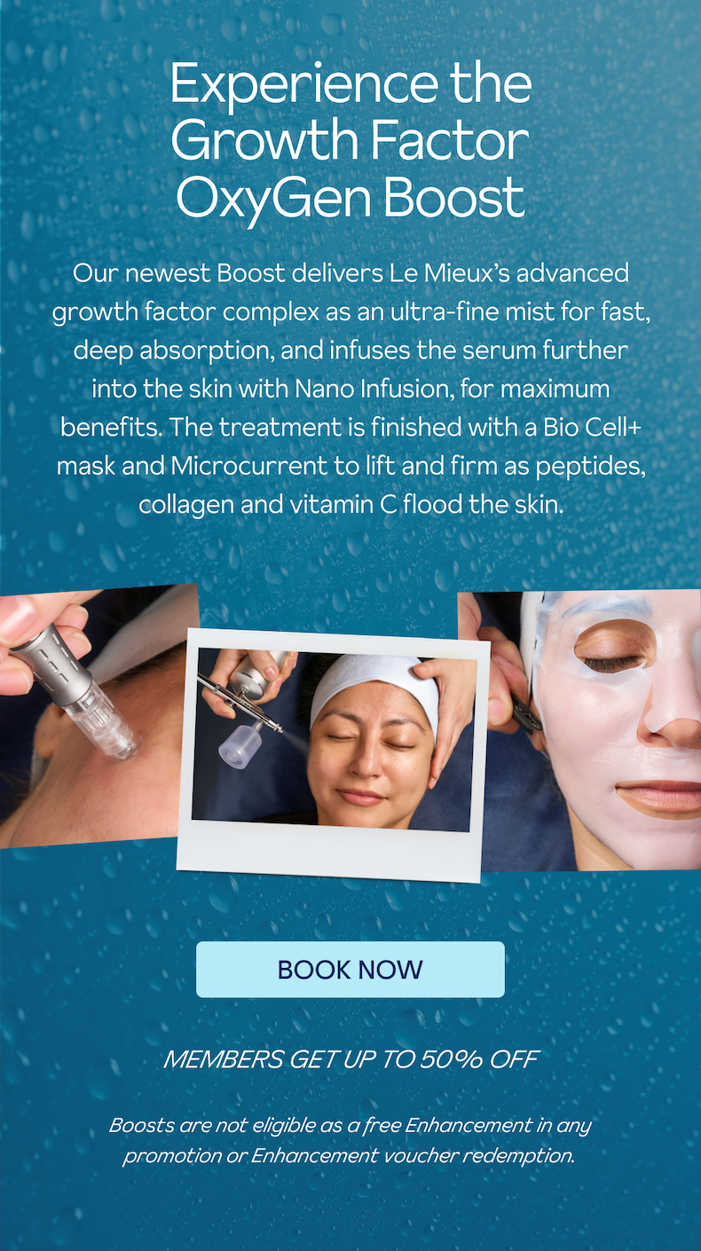 Growth Factor OxyGen Boost - Book Now