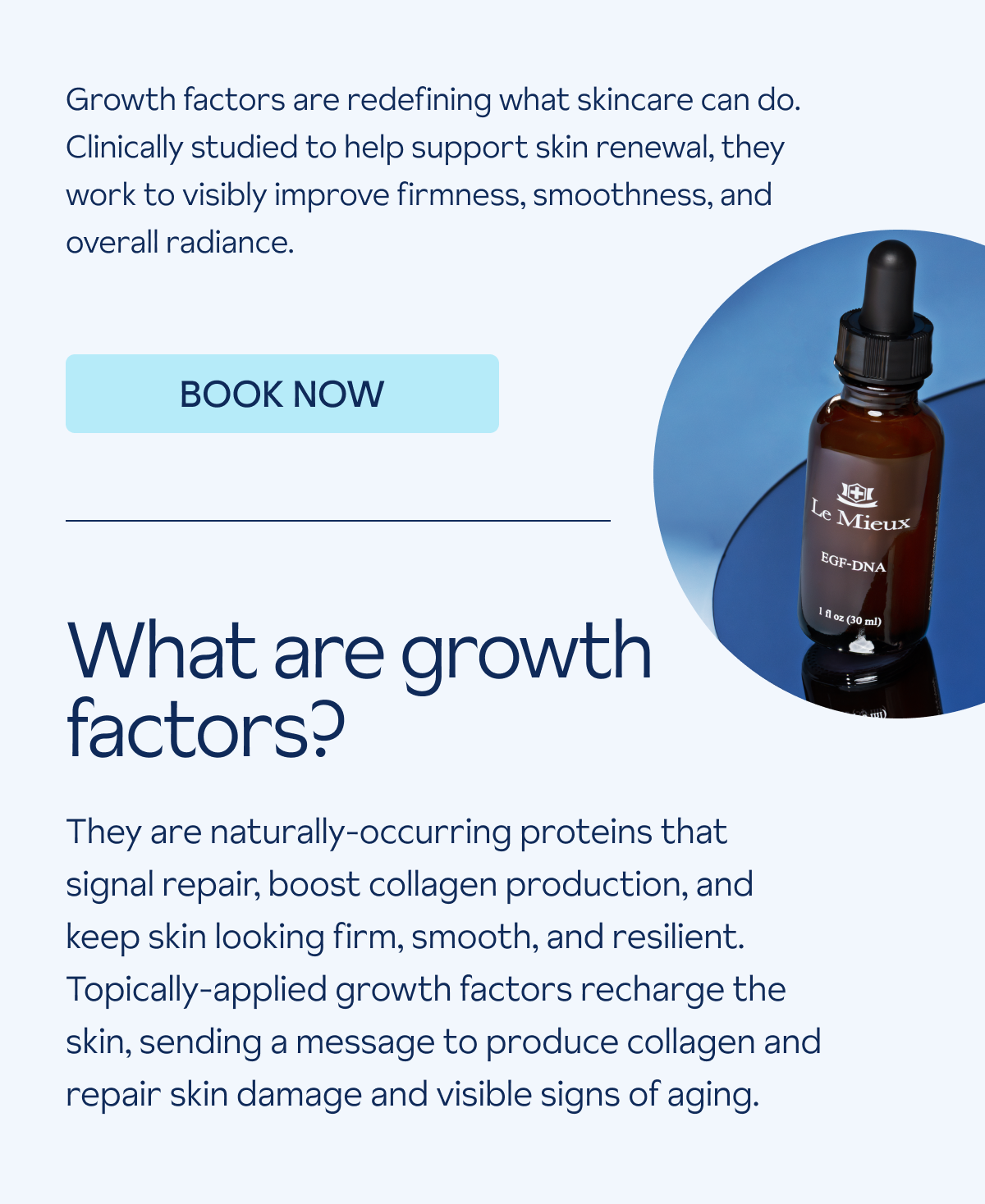 Growth Factor OxyGen Boost - Book Now