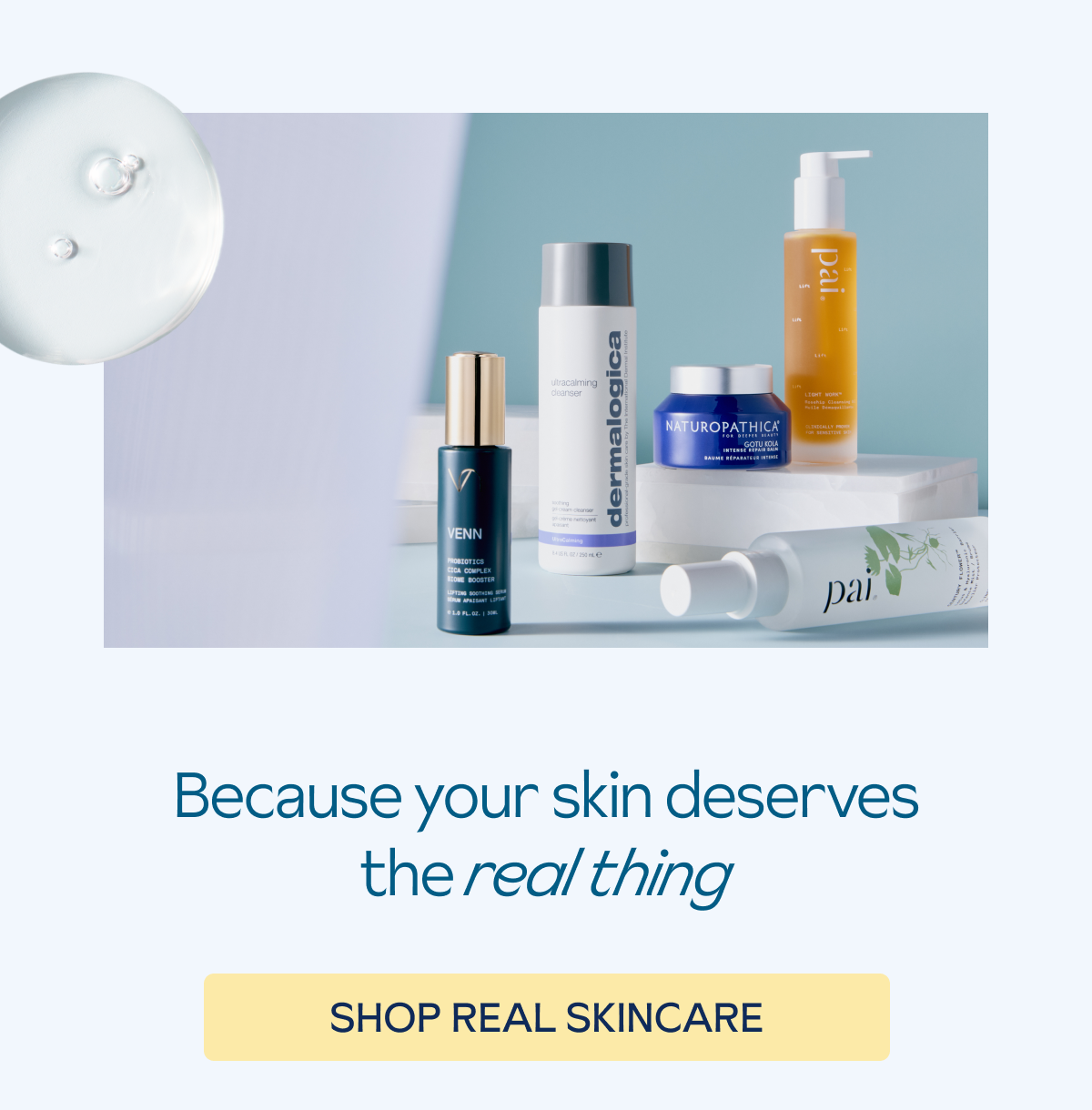 Shop real skincare at Heyday
