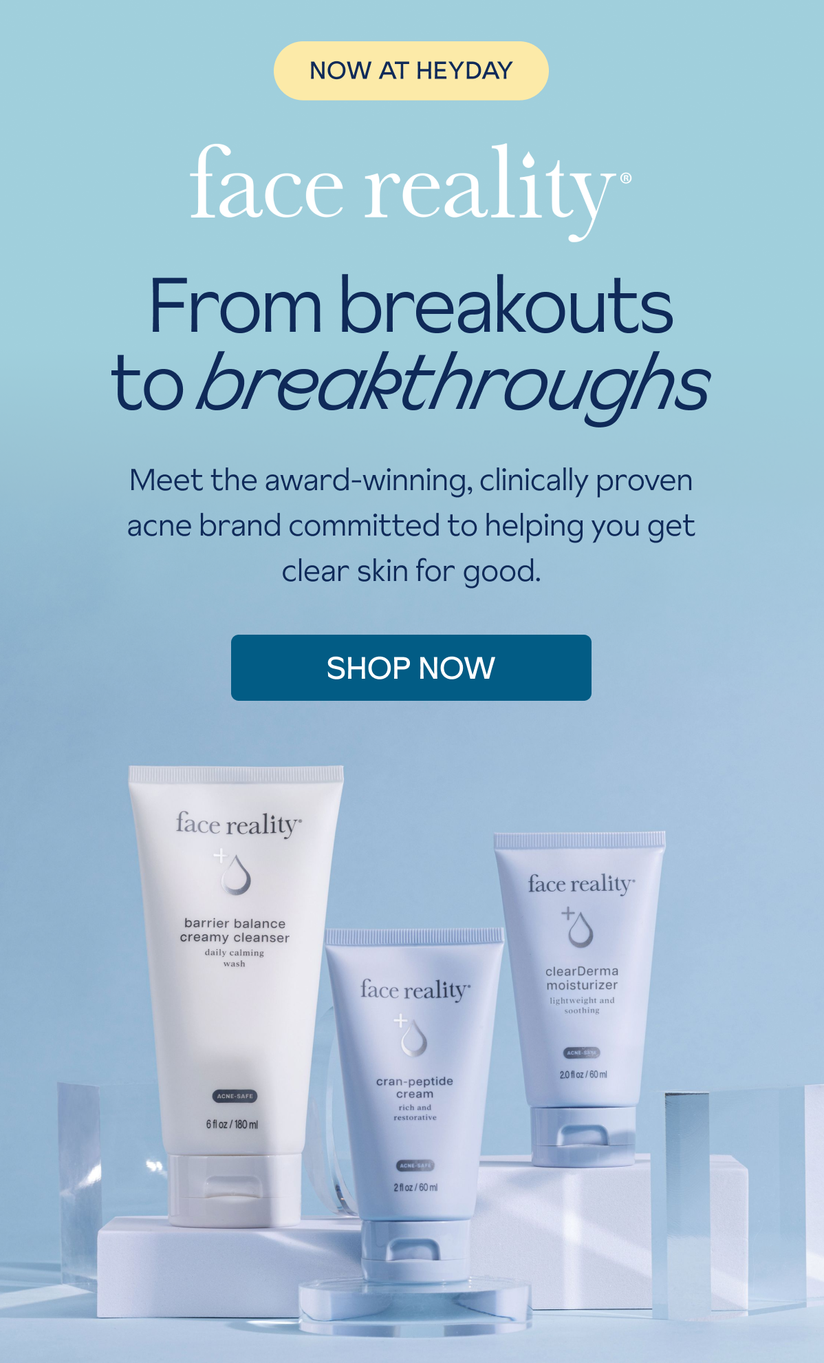 NEW: Face Reality acne care