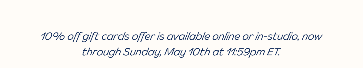 Offer disclaimer - gift cards