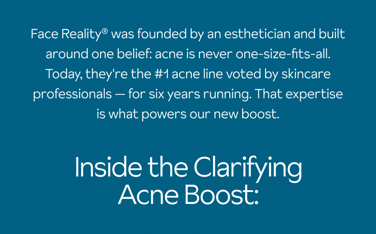 Inside the Clarifying Acne Boost