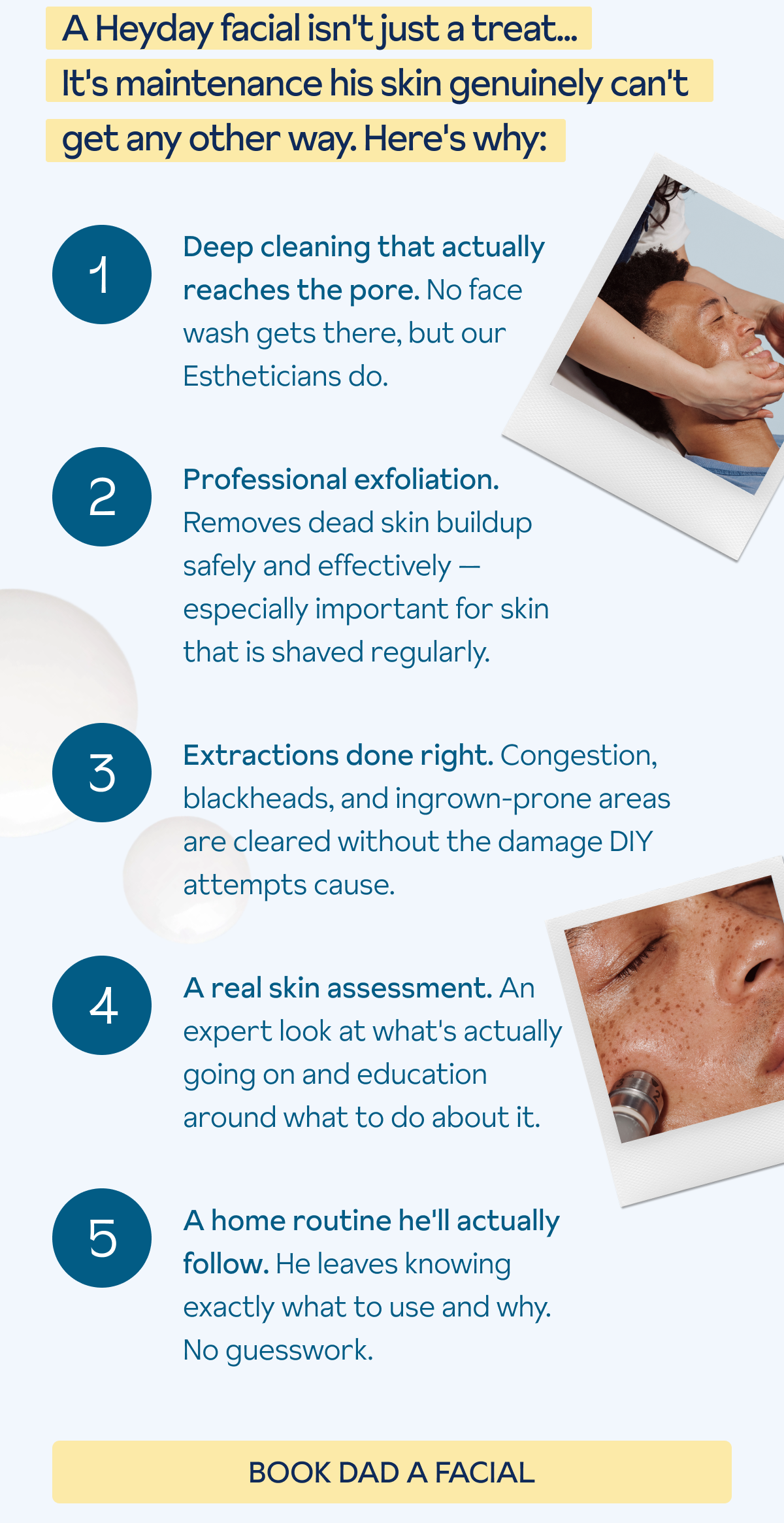5 reasons dads need facials