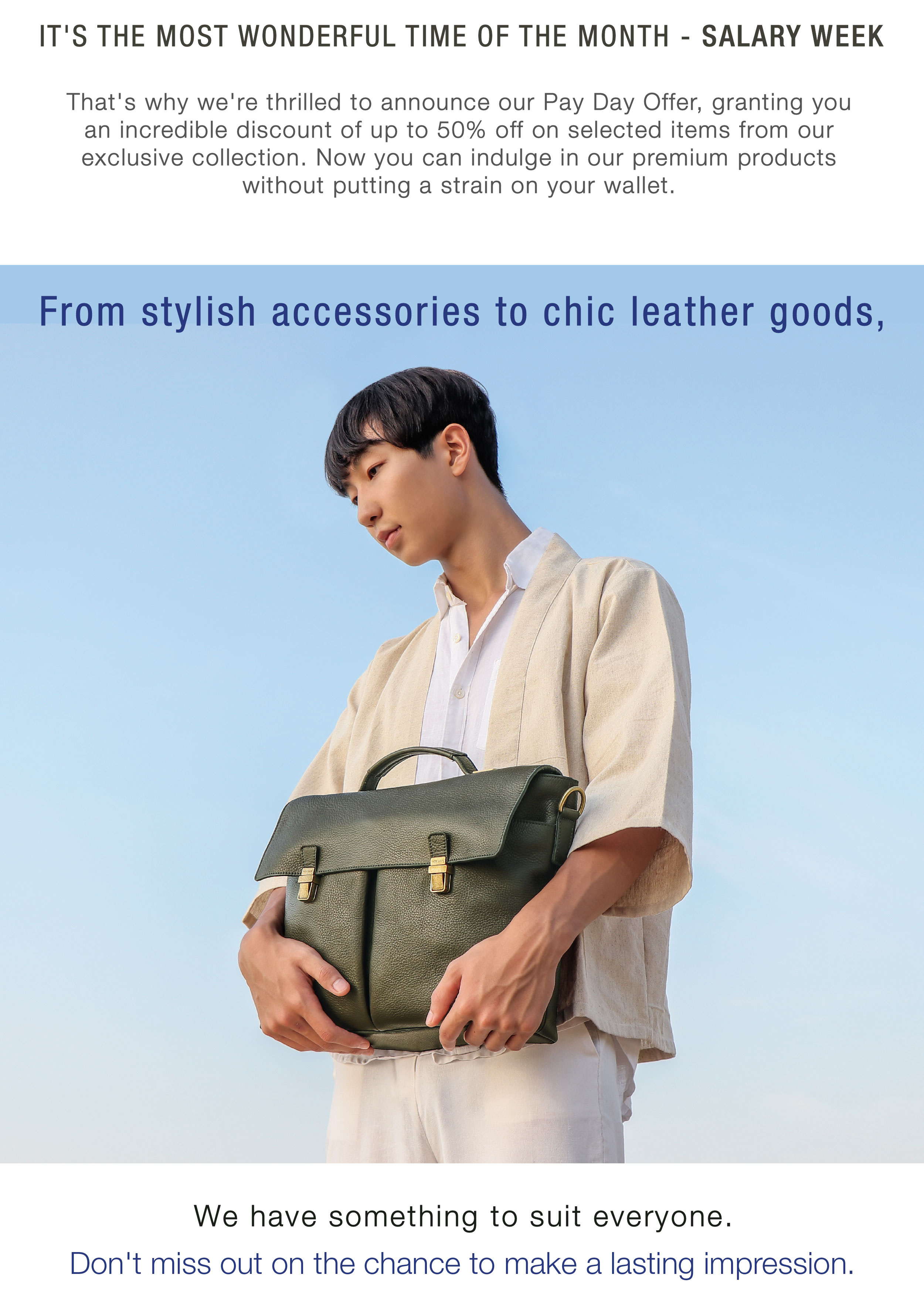 Pay Day Sale up to 50% off Shop Now