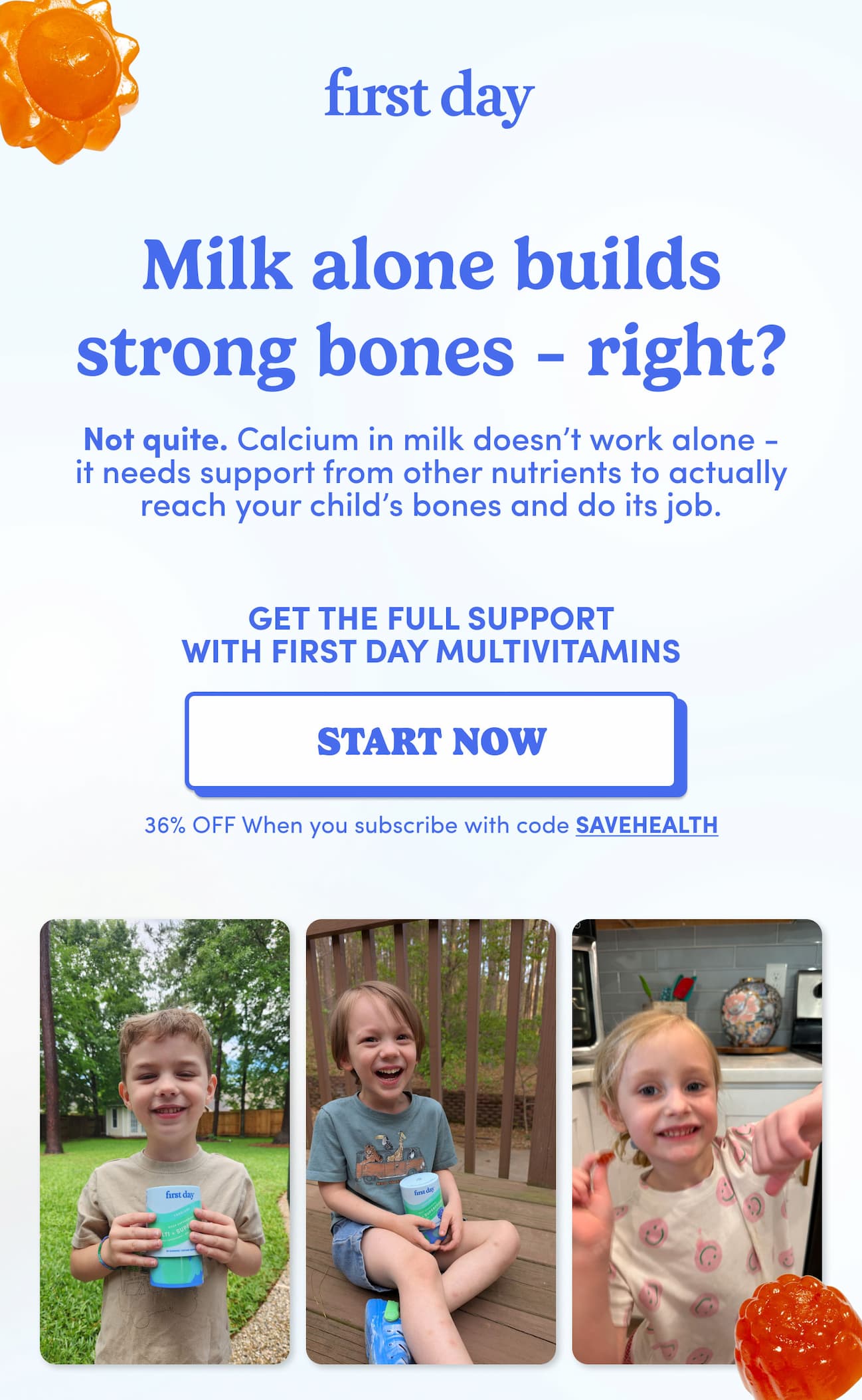 Milk alone builds strong bones - right?
