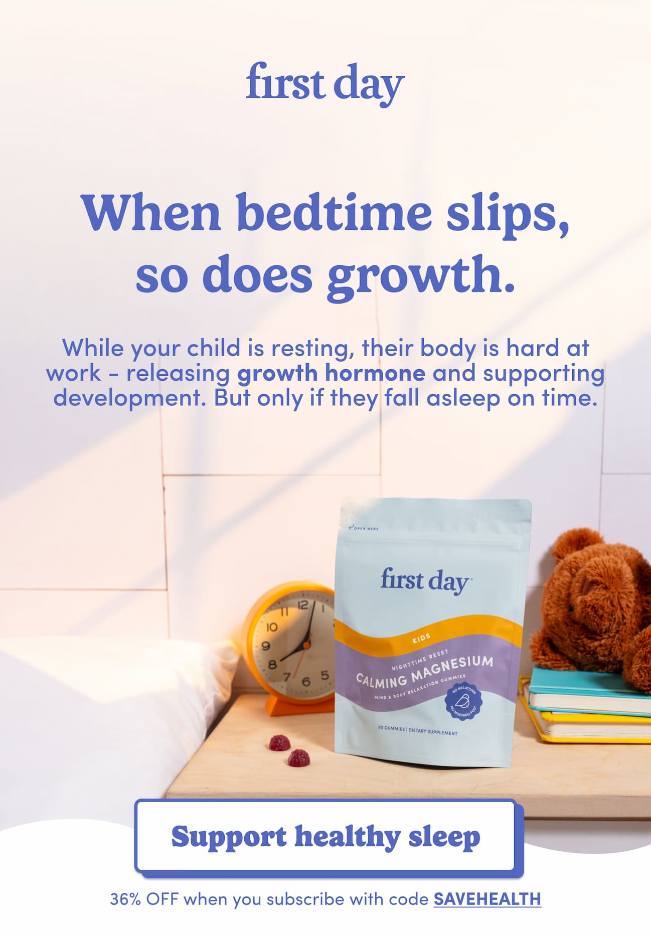 When bedtime slips, so does growth.