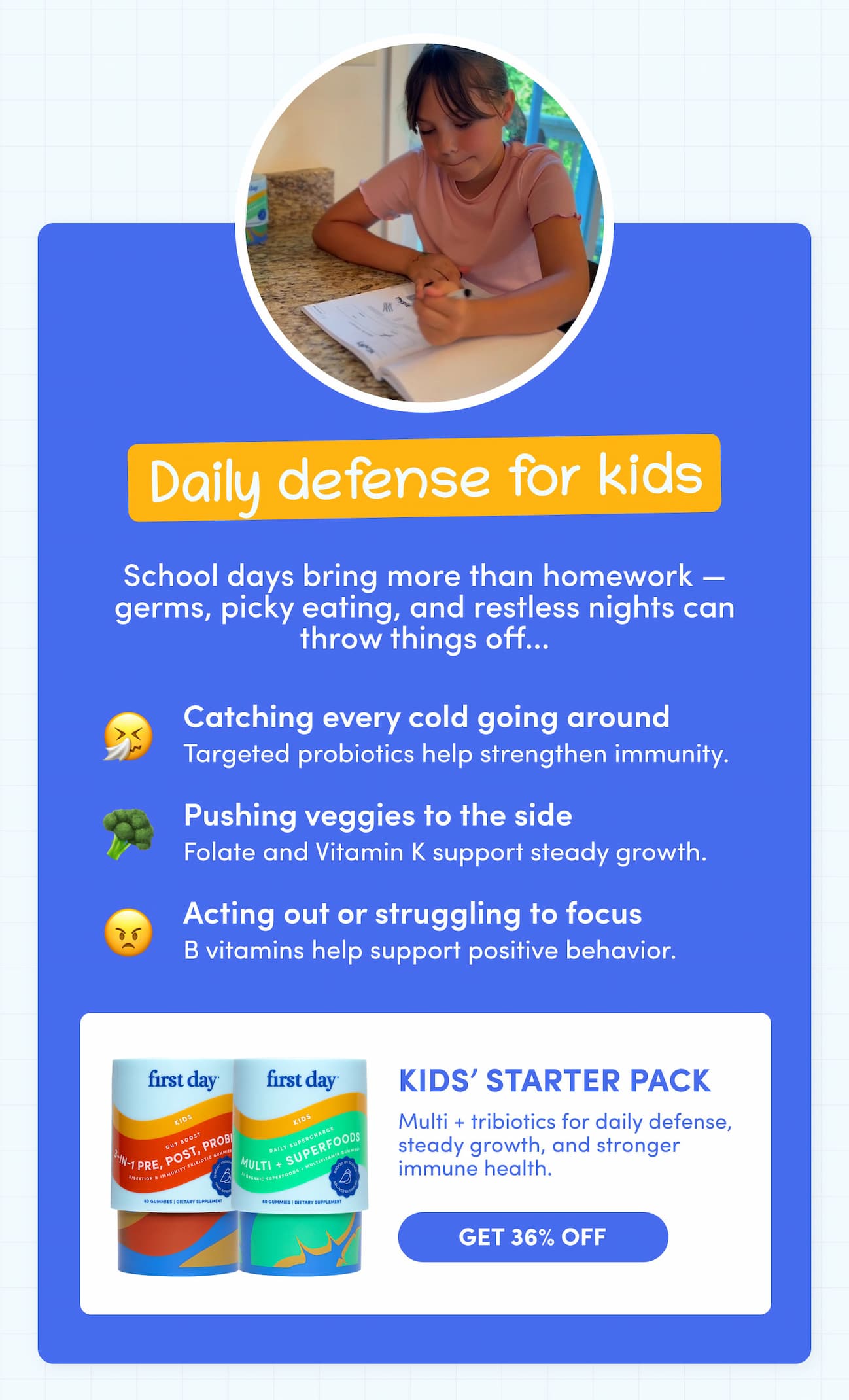 Daily defense for kids