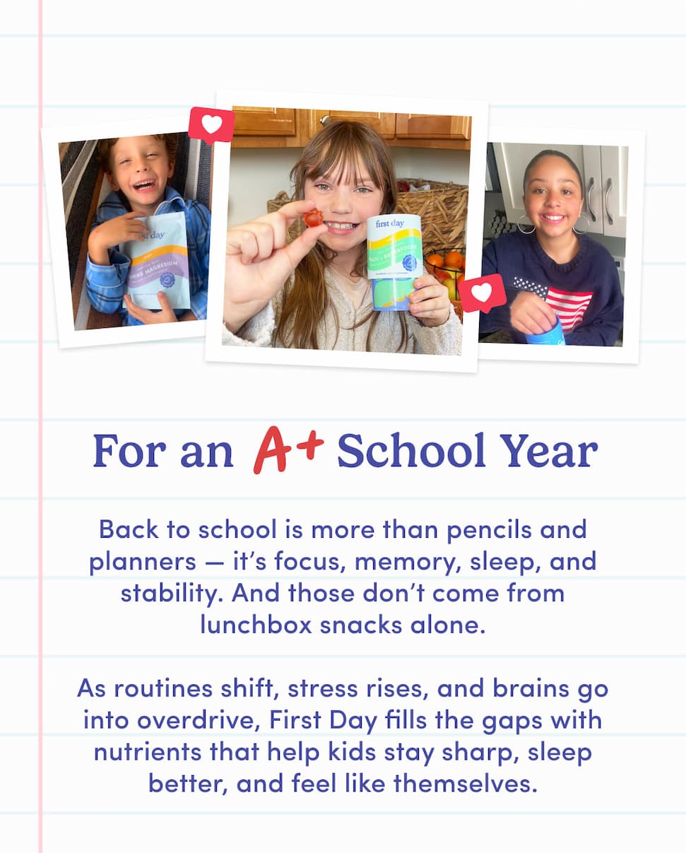 For an A+ school year!