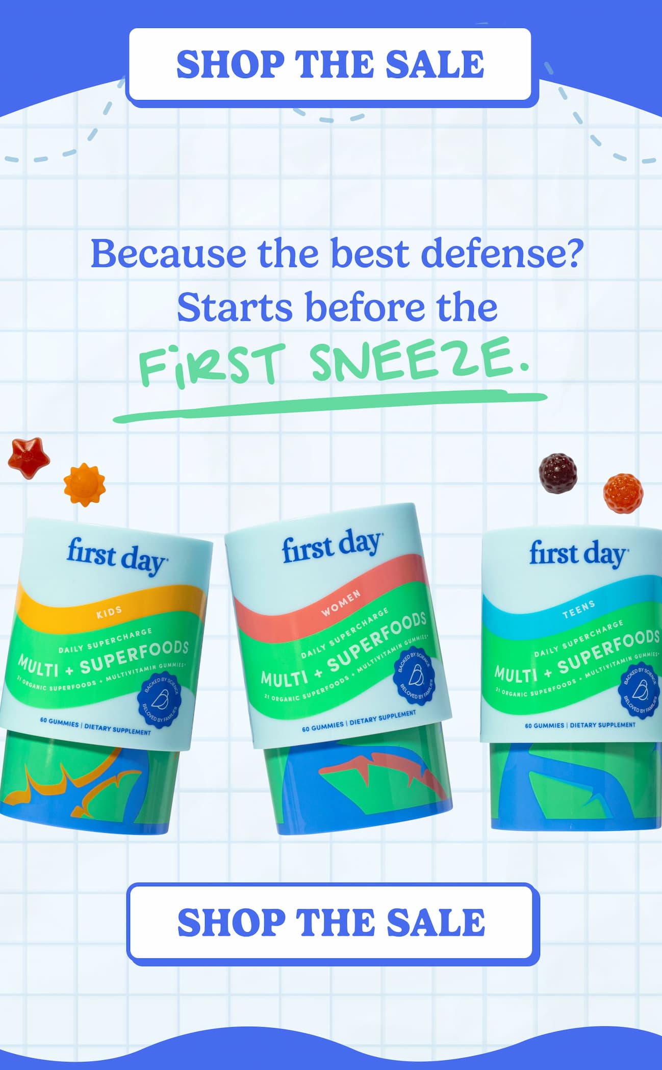 Because the best defense startes before the first sneeze!