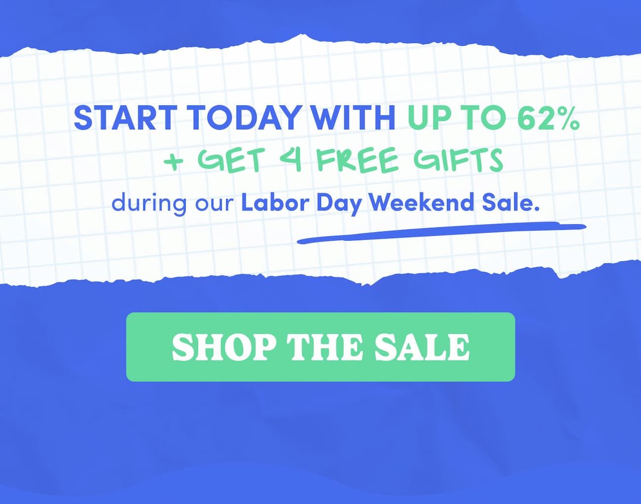 Shop the sale.