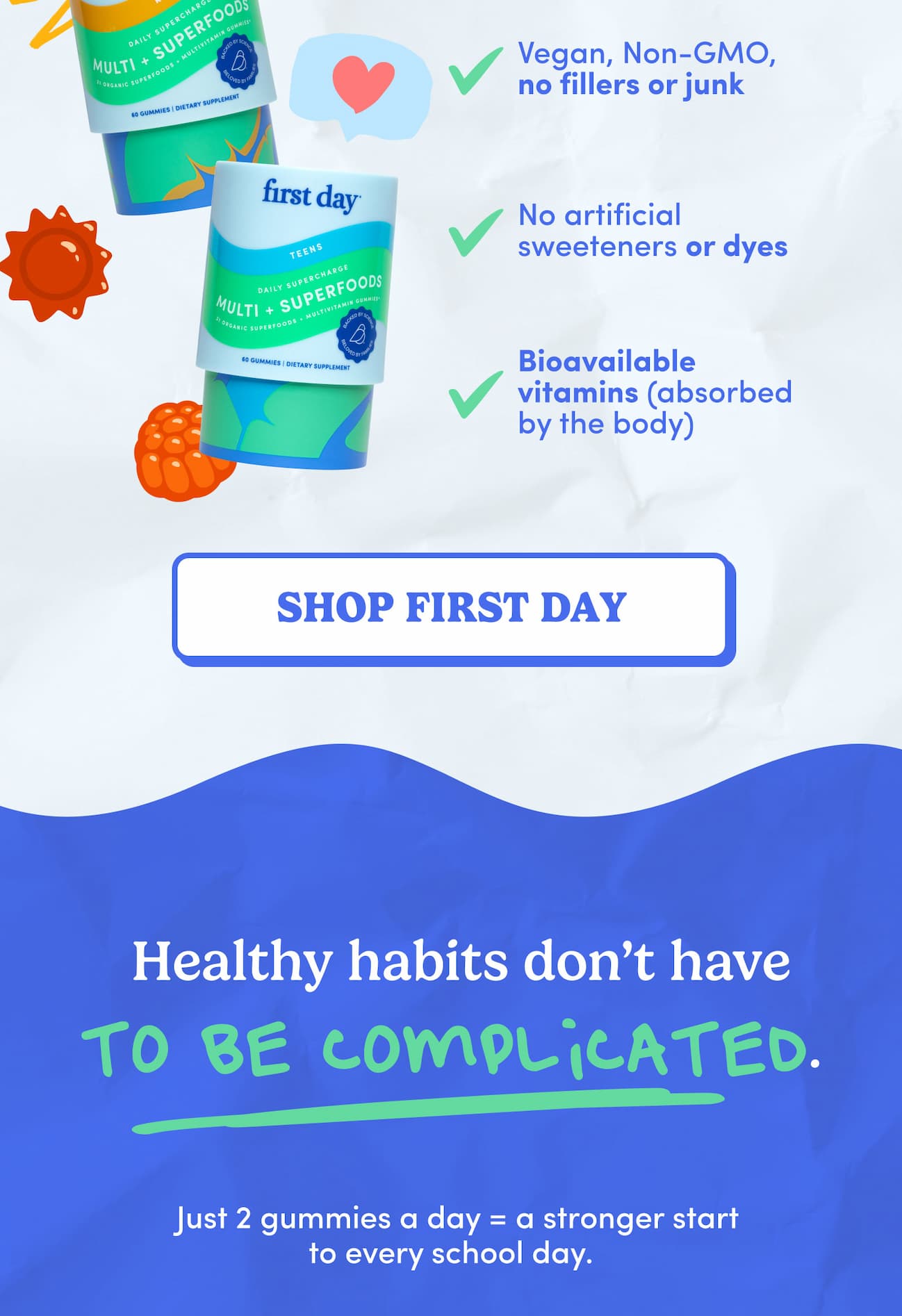 Healthy habits don't have to be complicated