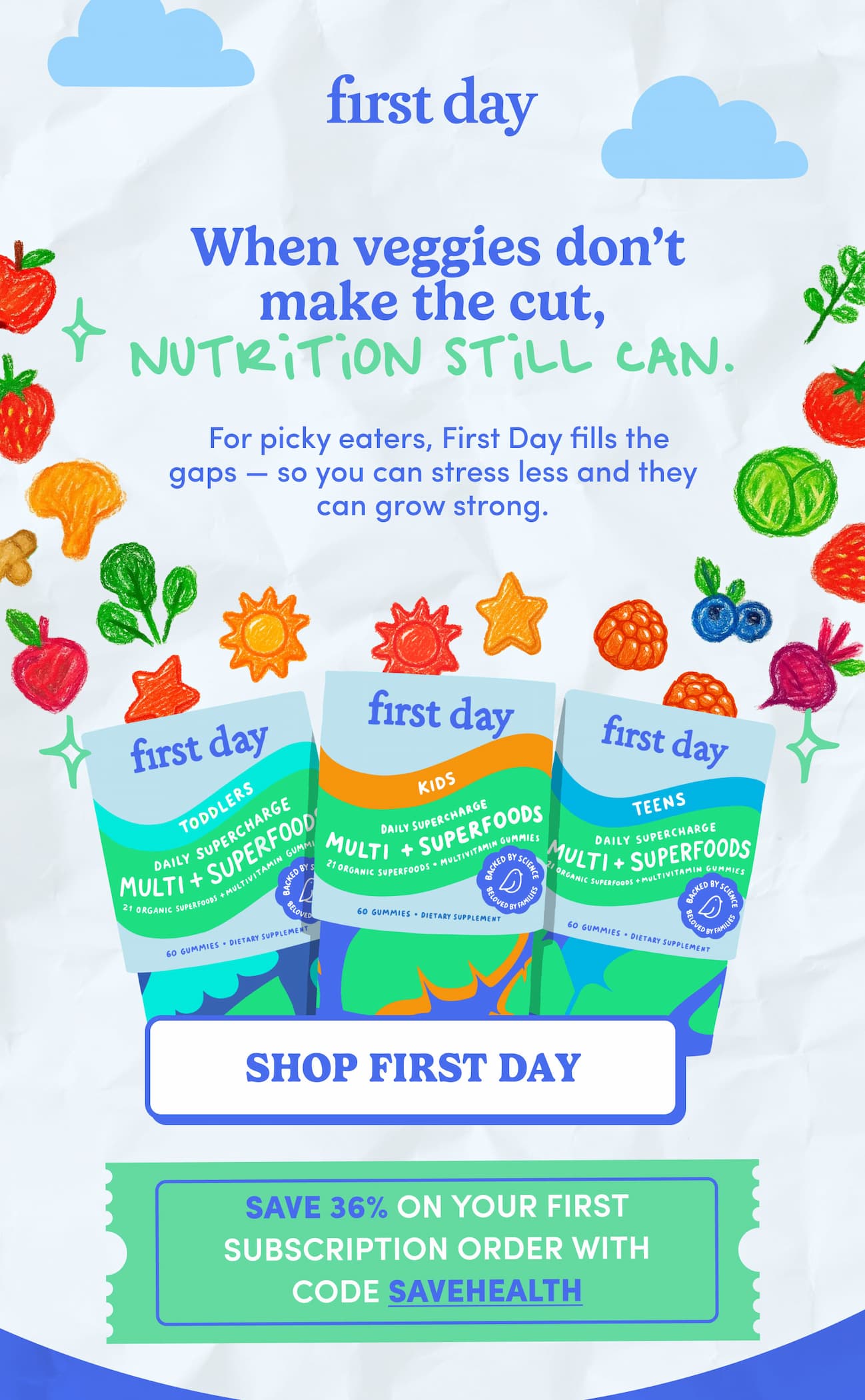 When veggies don't make the cut - nutrition still can.