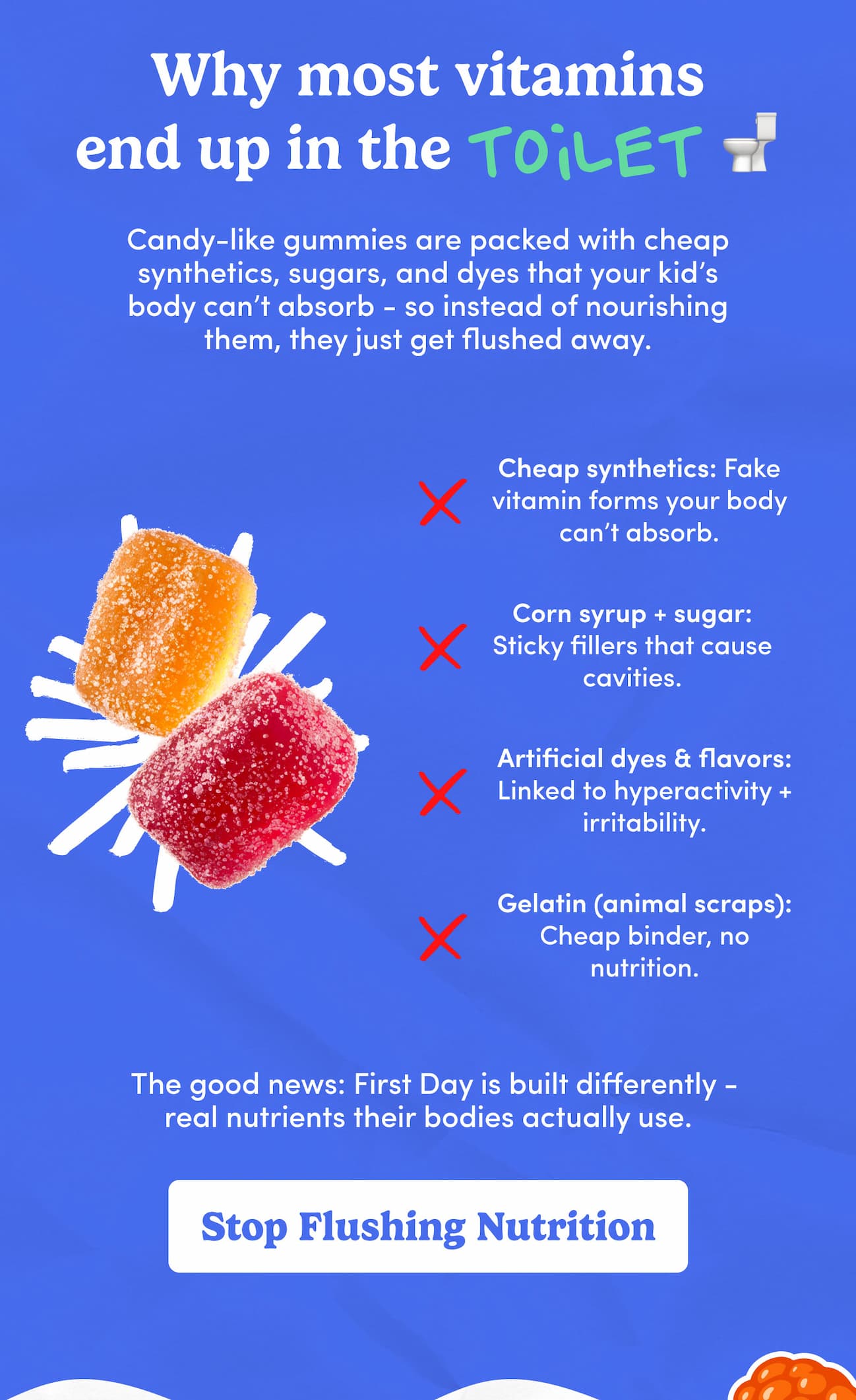 Why most vitamins end up in the toilet