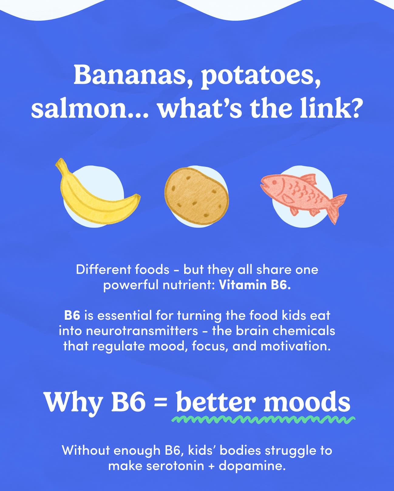Bananas, potatoes, salmon... what's the link?