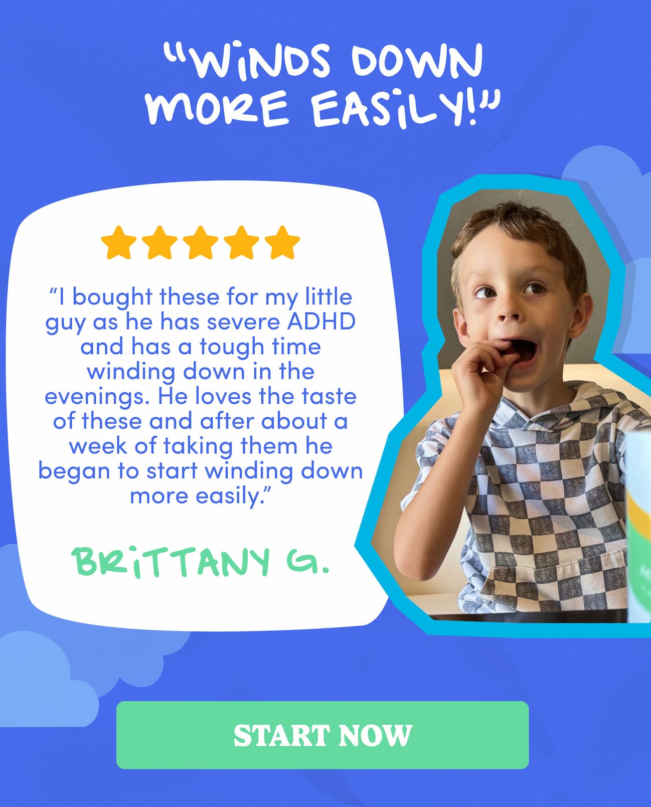 "Winds down more easily"
