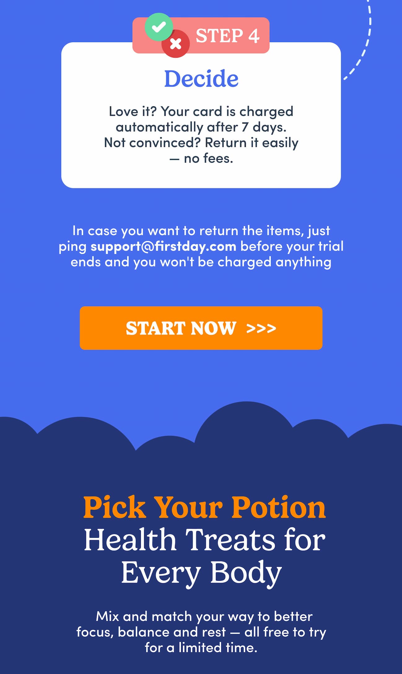 Pick your potion!