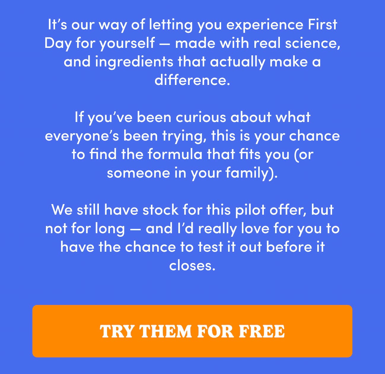 Try them for free