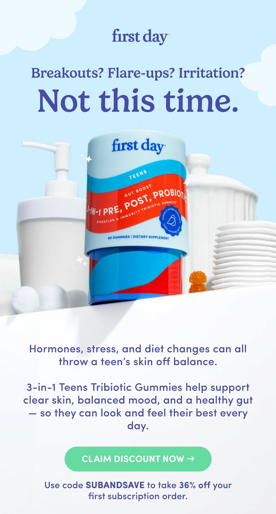 Breakouts? Flare-ups? Irritation?