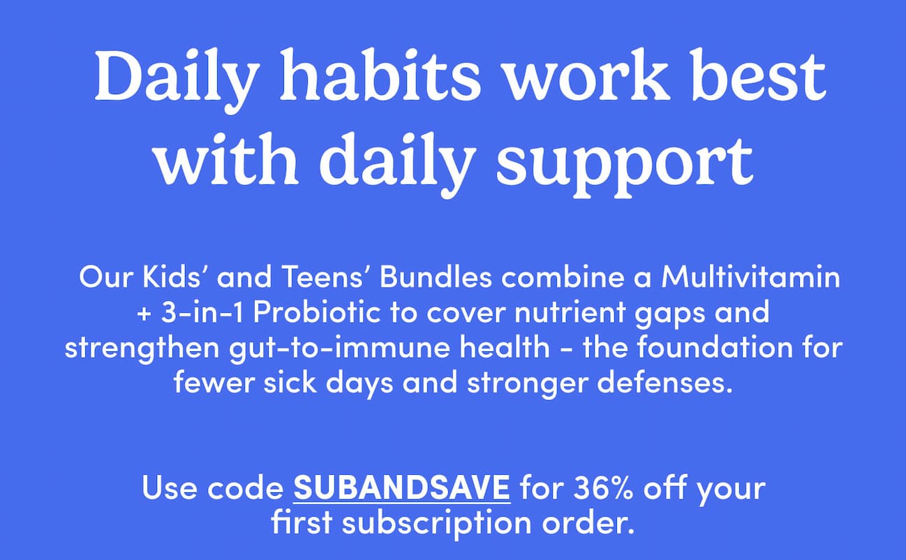 Daily habits work best with daily support.