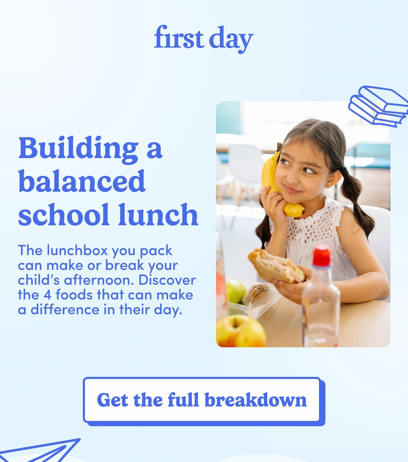 Building a balanced school lunch