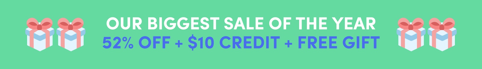 Our biggest sale of the year!