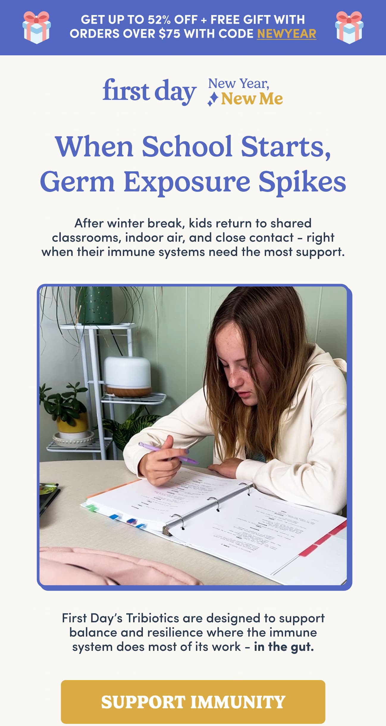 When school starts, germ exposure spikes!