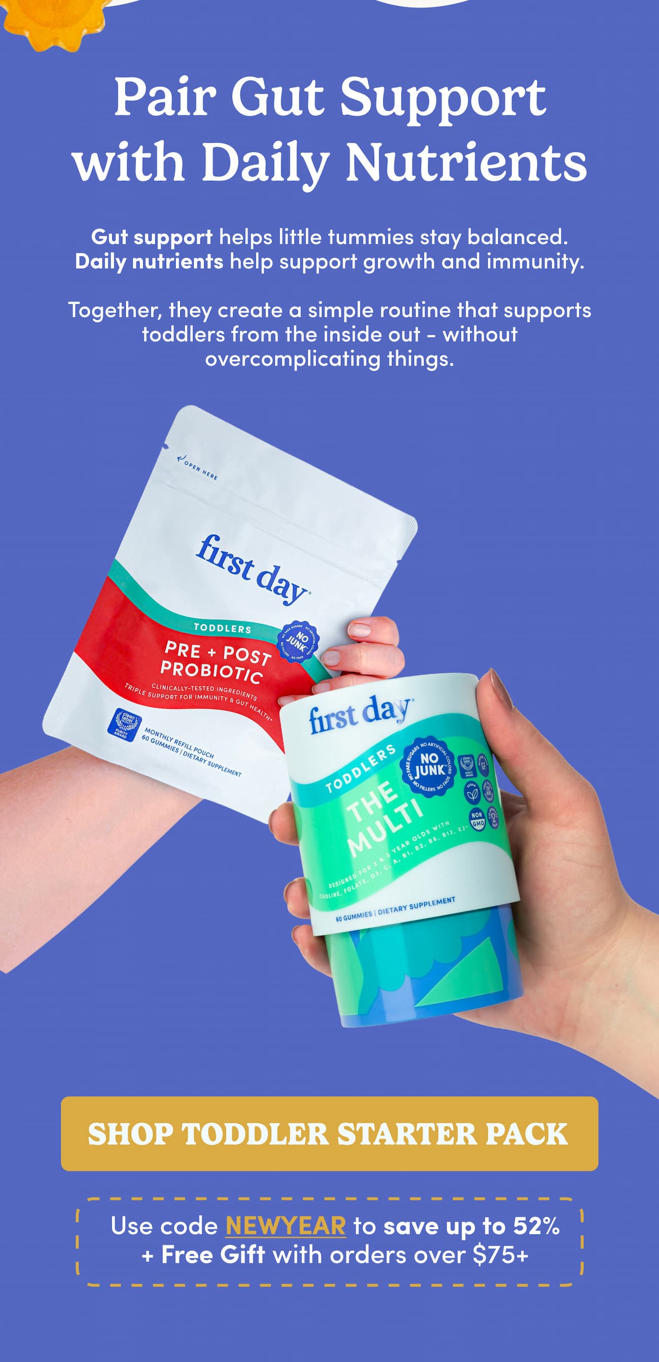 Pair Gut Support with Daily Nutrients