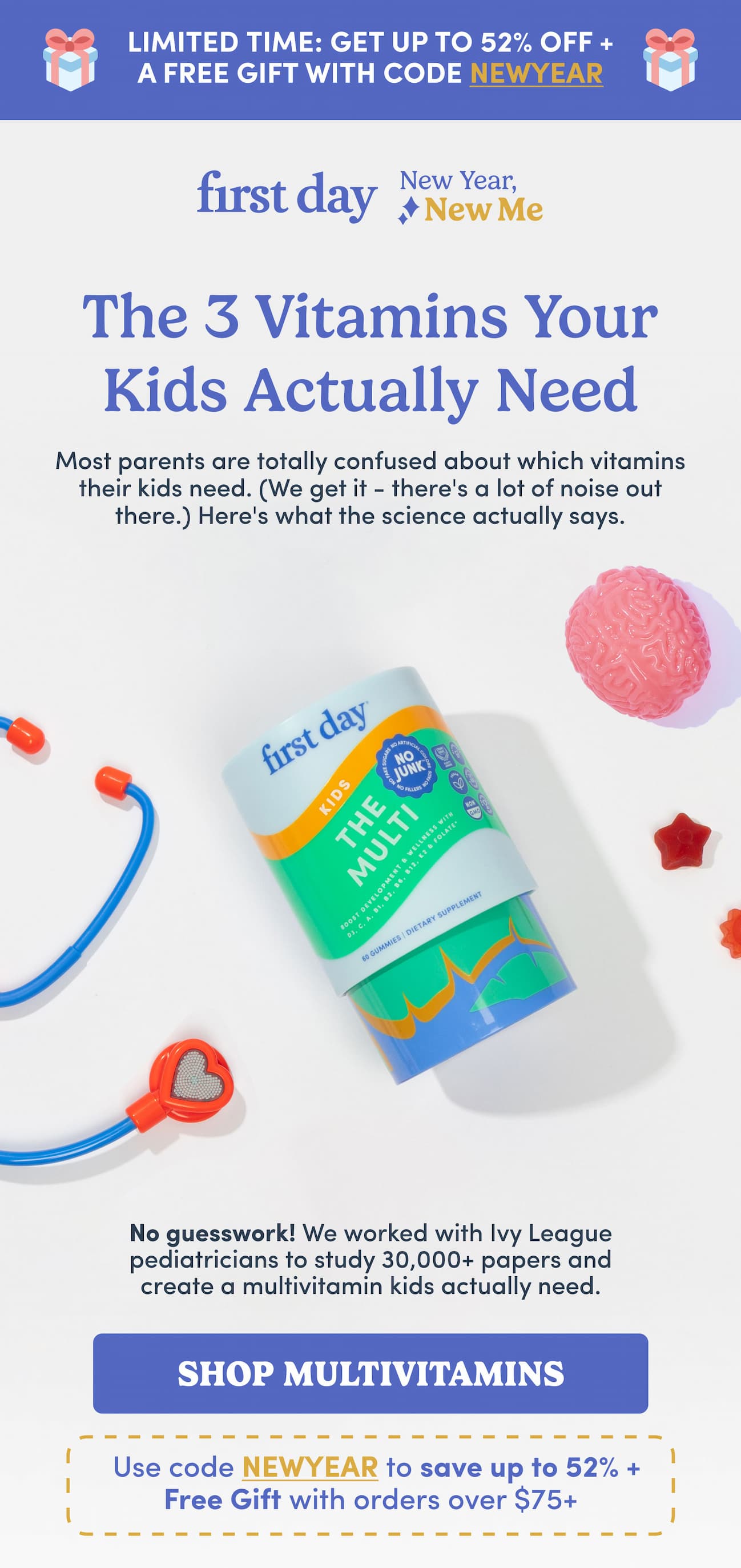 The 3 Vitamins Your Kids Actually Need