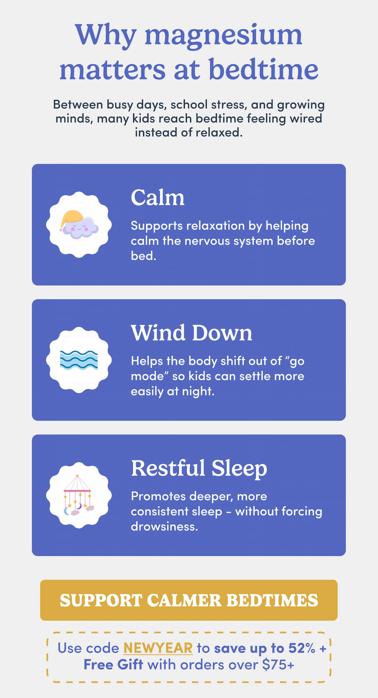 Why magnesium matters at bedtime