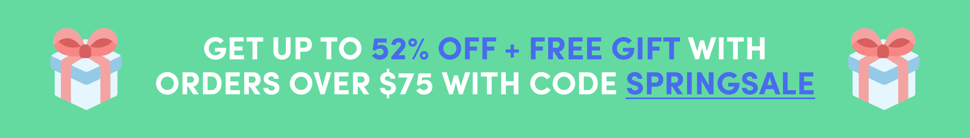 Spring Sale Event - Get 52% OFF
