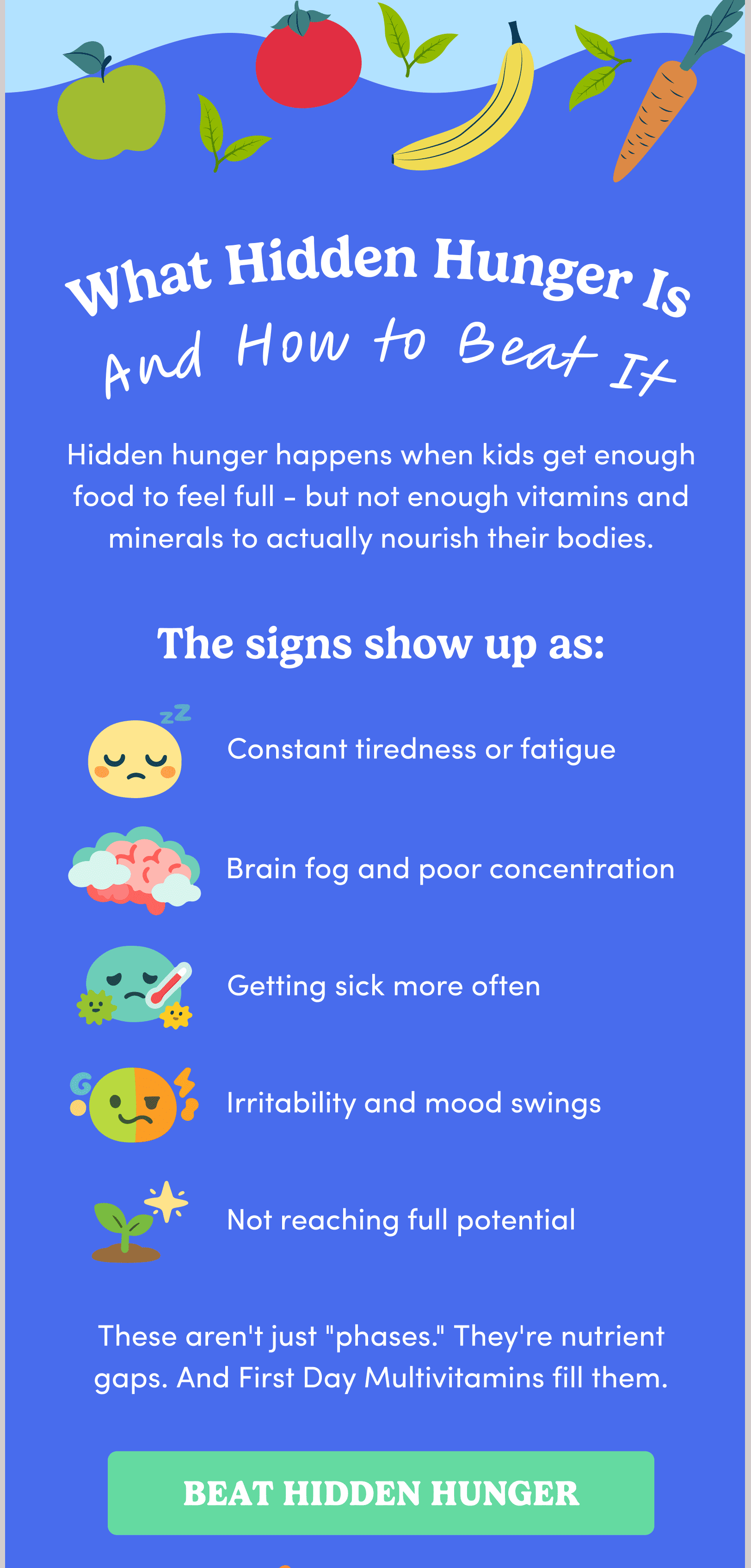 What Hidden Hunger is and how to beat it