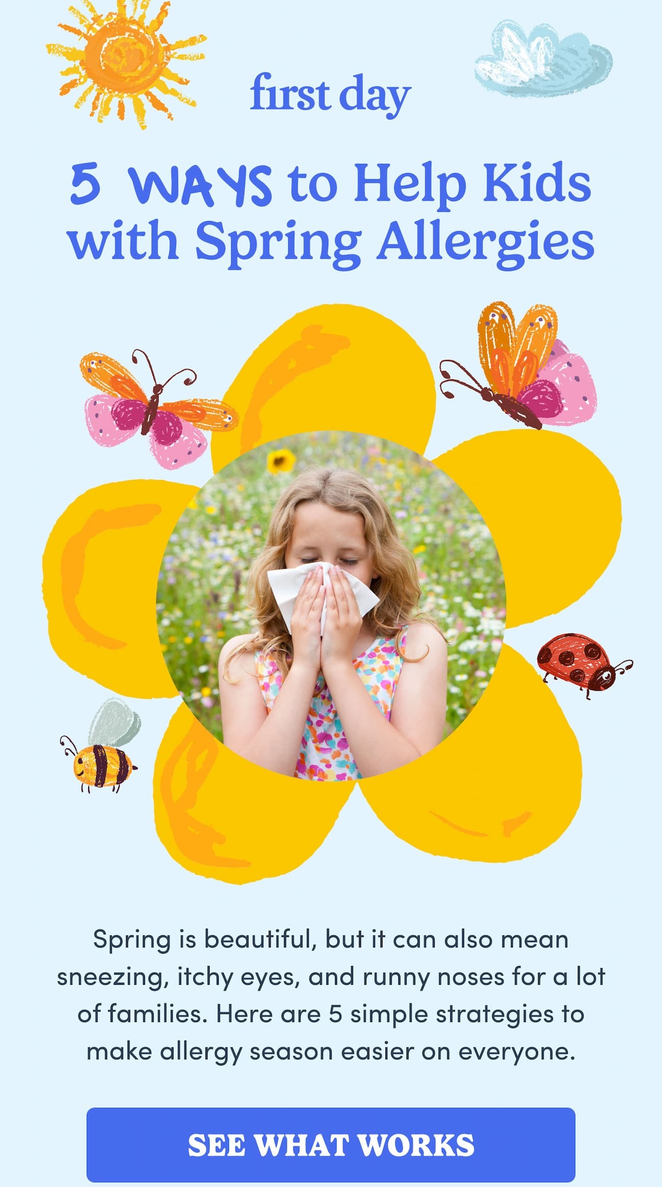 5 Ways to Help Kids with Spring Allergies
