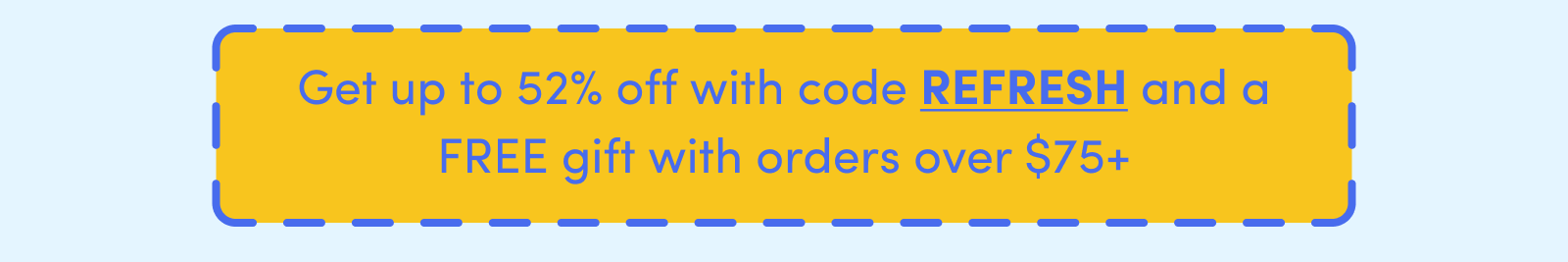 Use code REFRESH