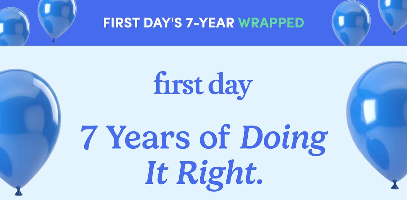 7 years of doing it right.