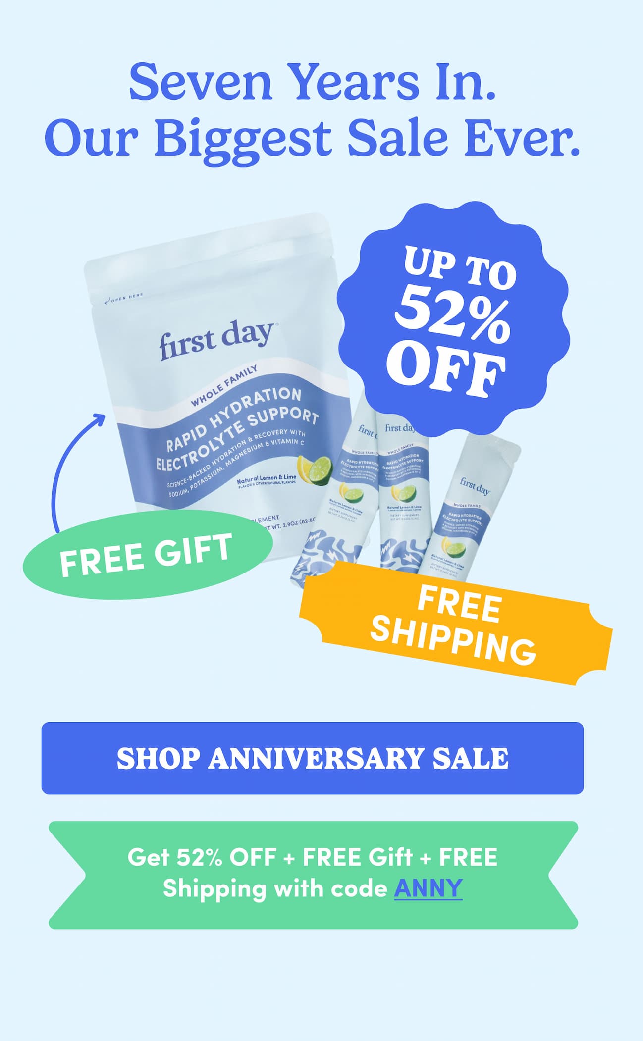Seven Years In. Our Biggest Sale Ever.