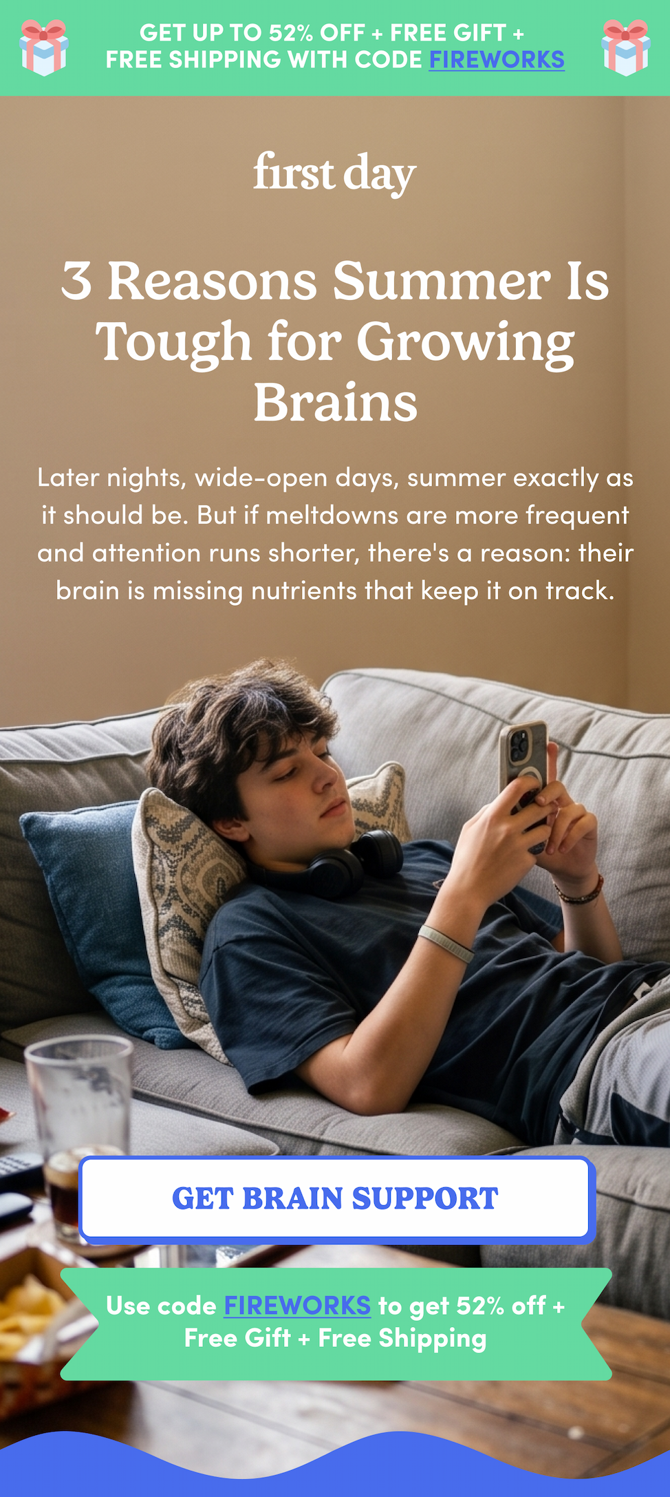 3 Reasons Summer is tough for growing brains